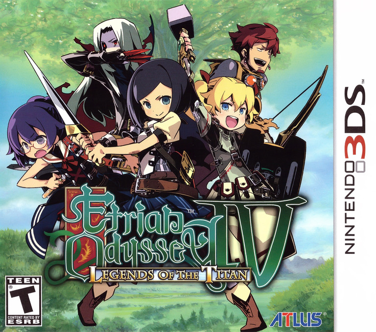 Etrian Odyssey IV: Legends of the Titan box art
