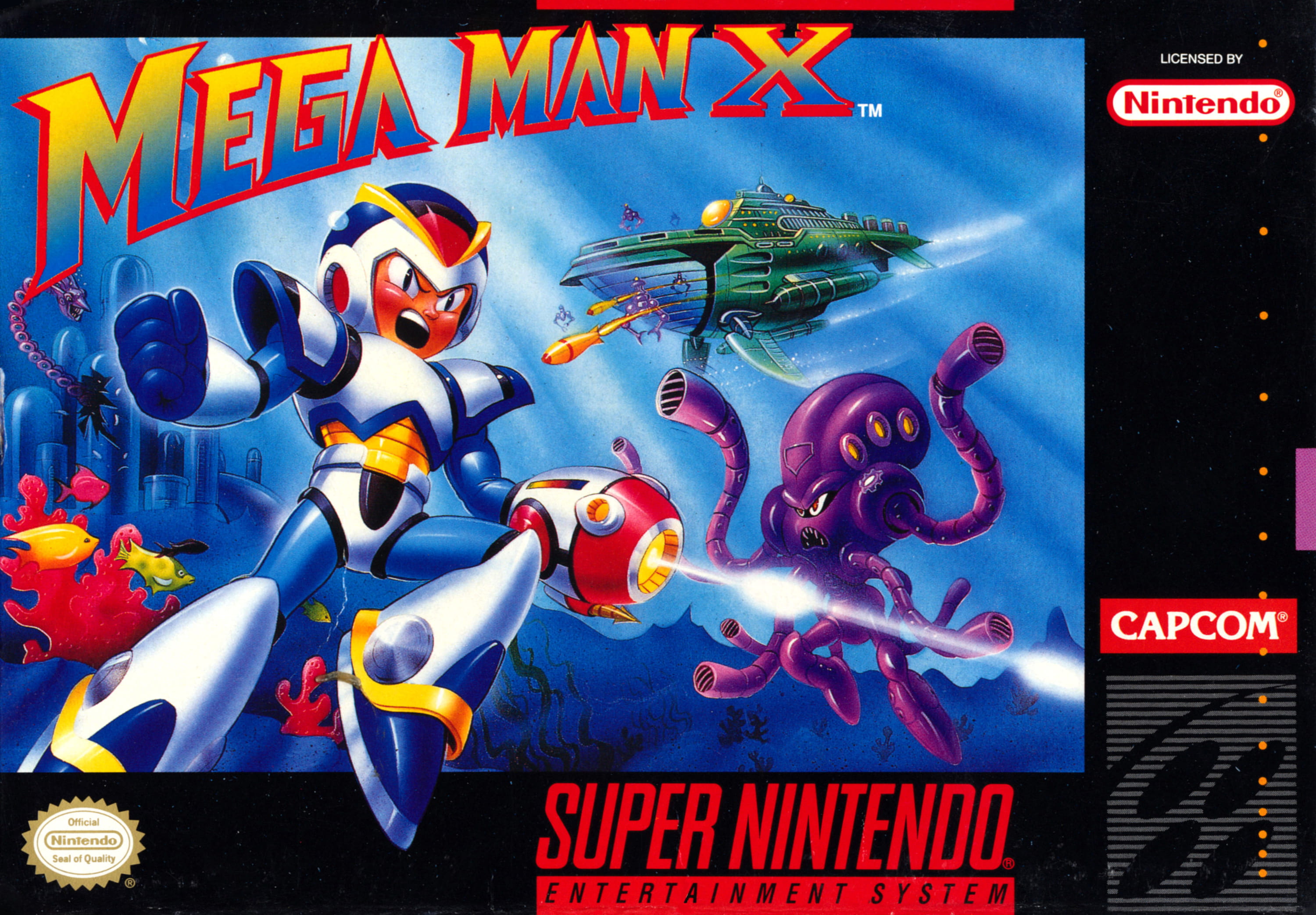 Mega Man X box art