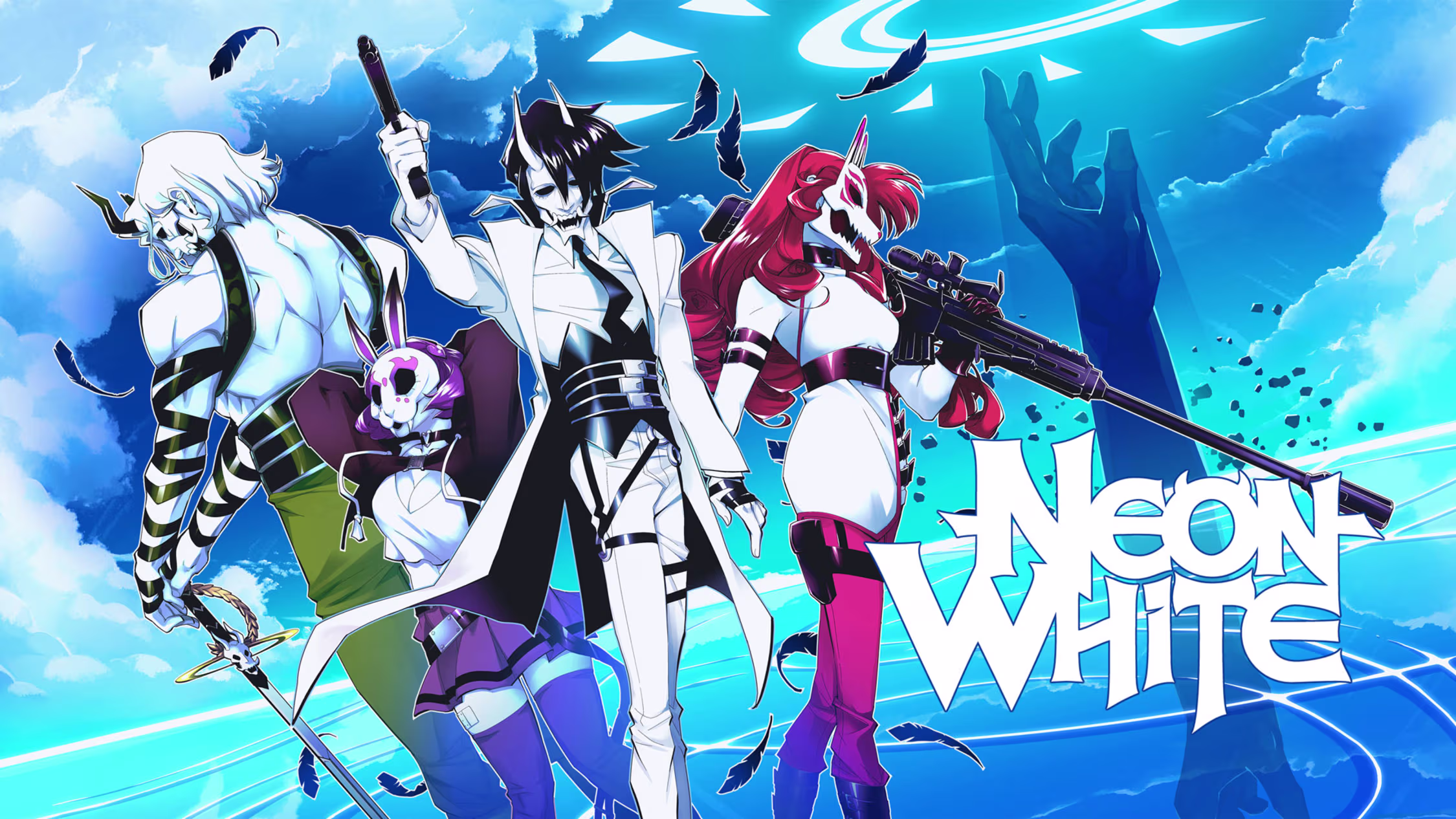 Neon White key art