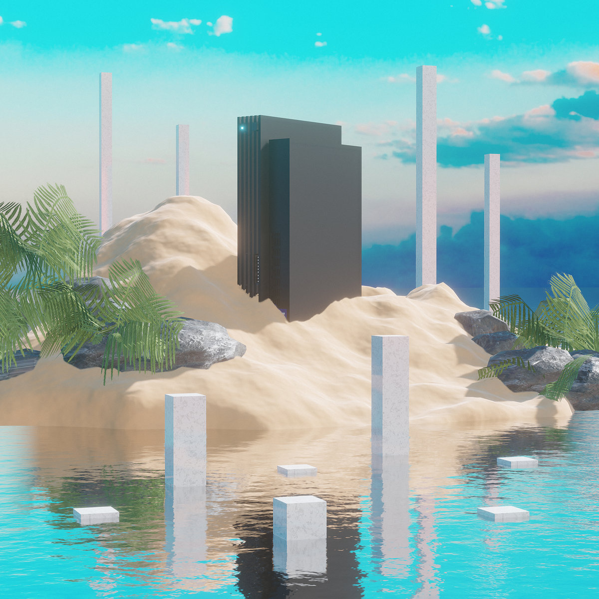 Pizza Hotline - Polygon Island album art