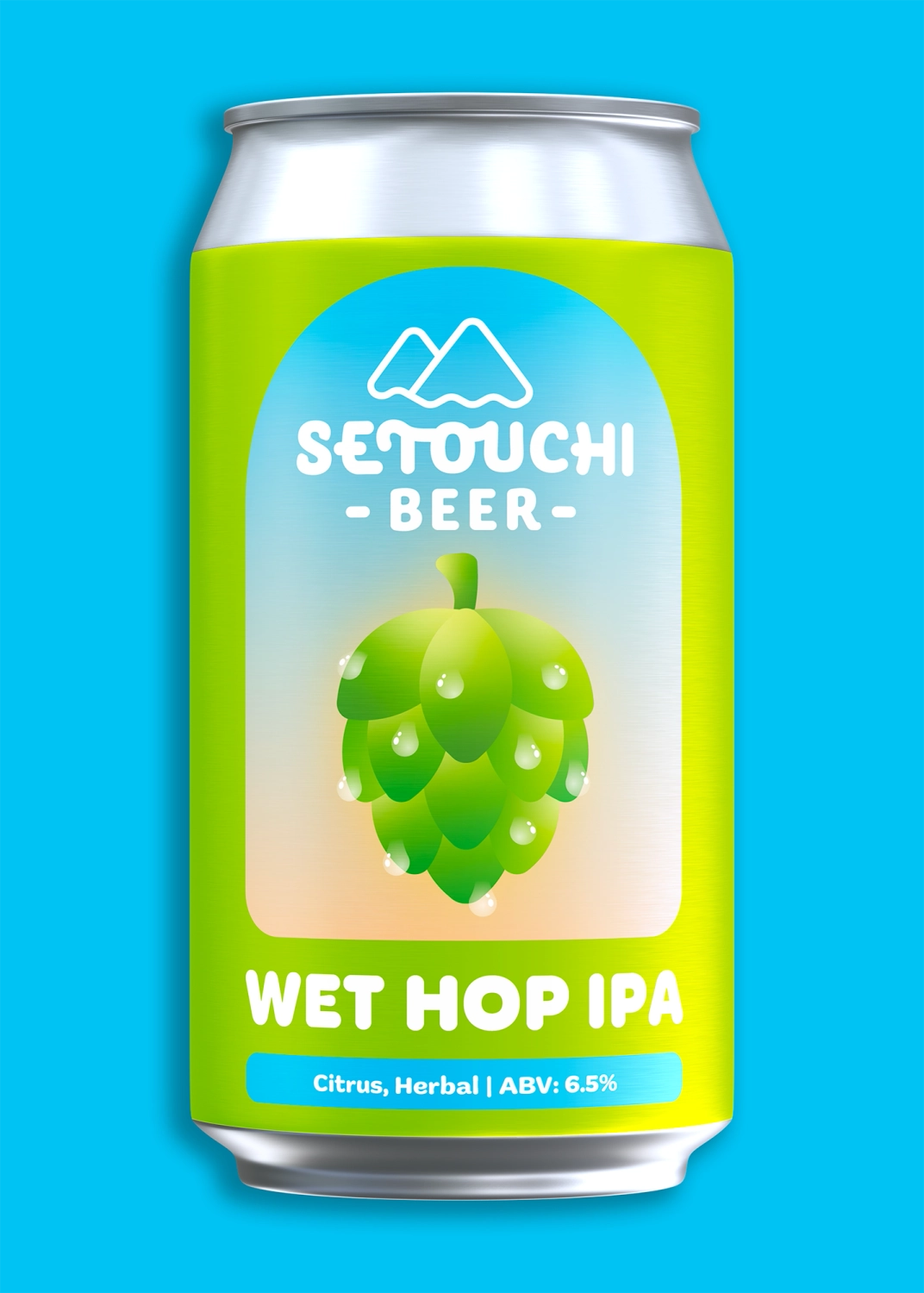 Wet Hop IPA beer can