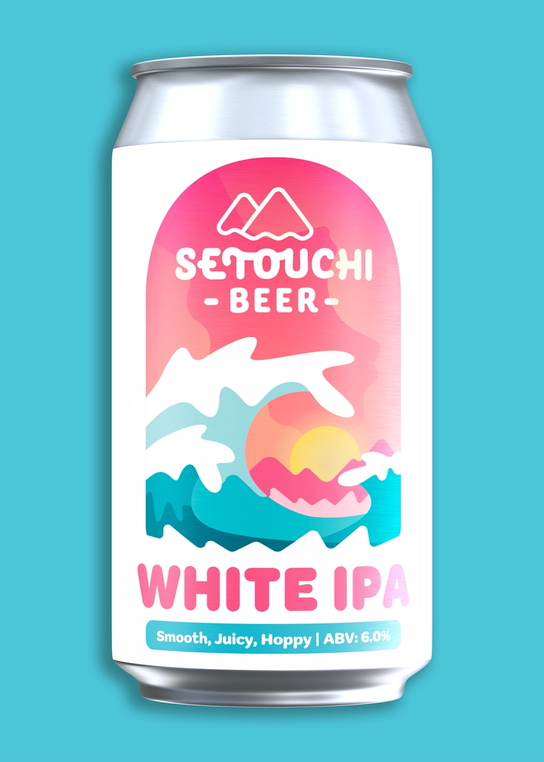 White IPA beer can