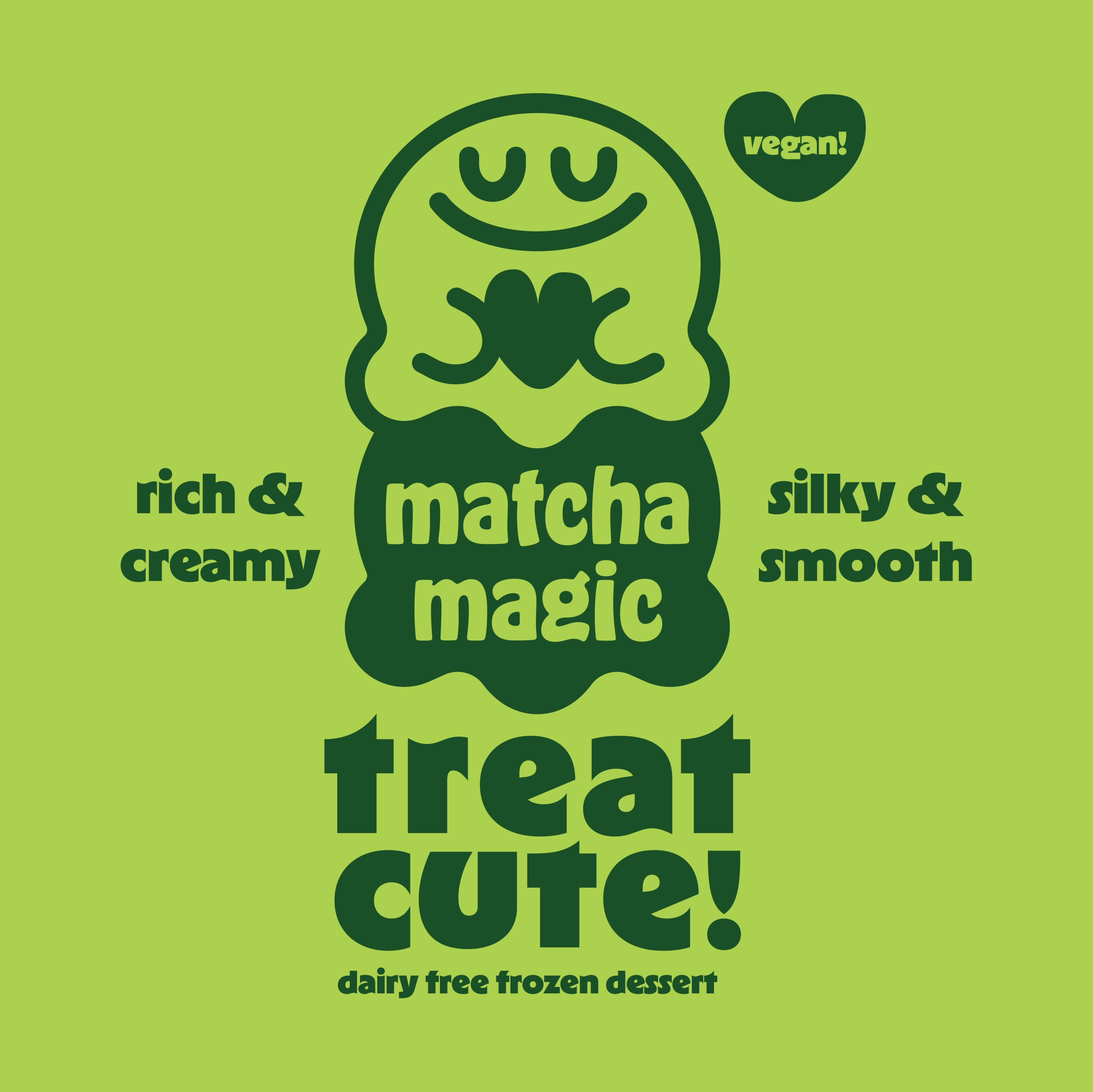 Treat Cute Matcha Magic Vegan Ice Cream